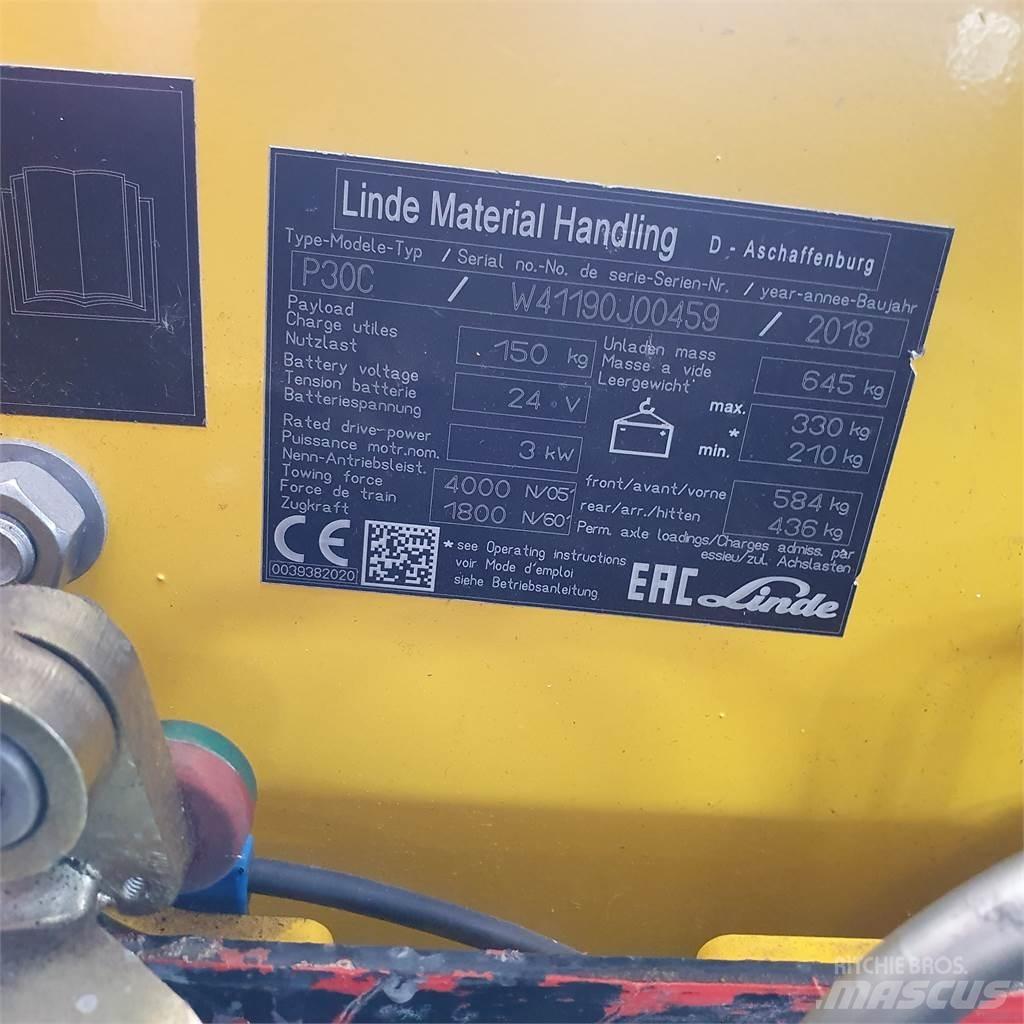 Linde P30C Buksyravimo vilkikai