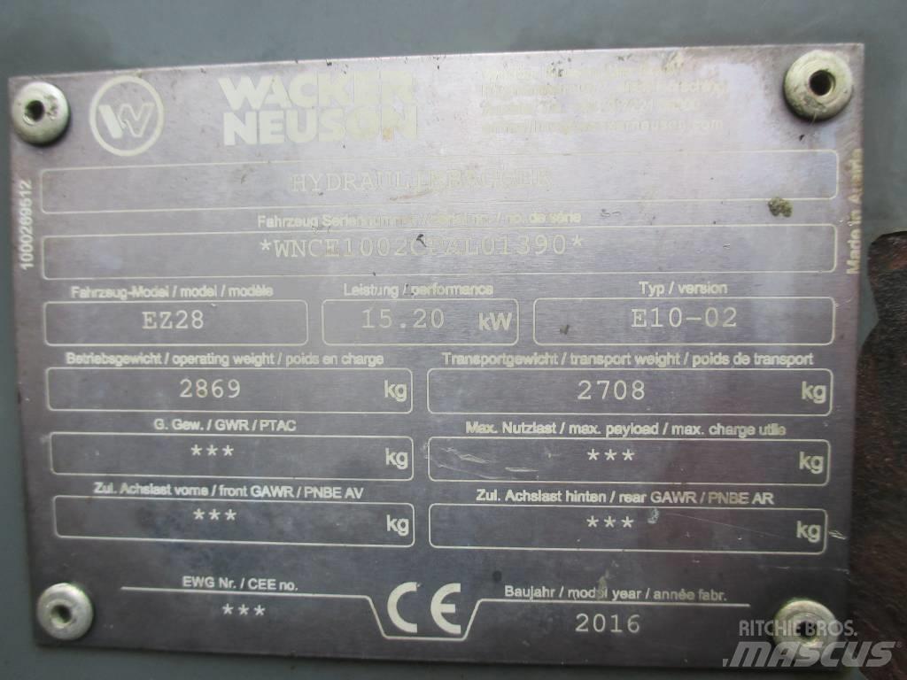 Wacker Neuson EZ 28 Mini ekskavatoriai < 7 t
