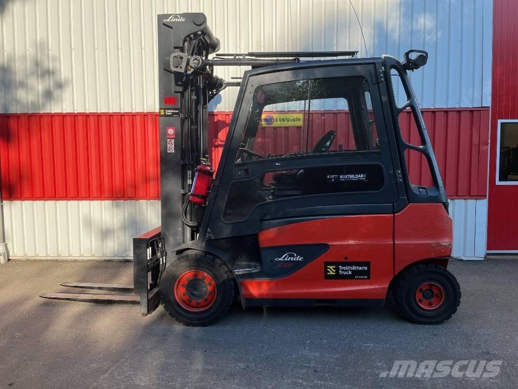 Linde E50HL-01/600 Elektriniai šakiniai krautuvai