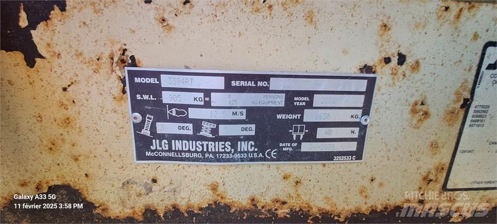 JLG 3394RT Žirkliniai keltuvai