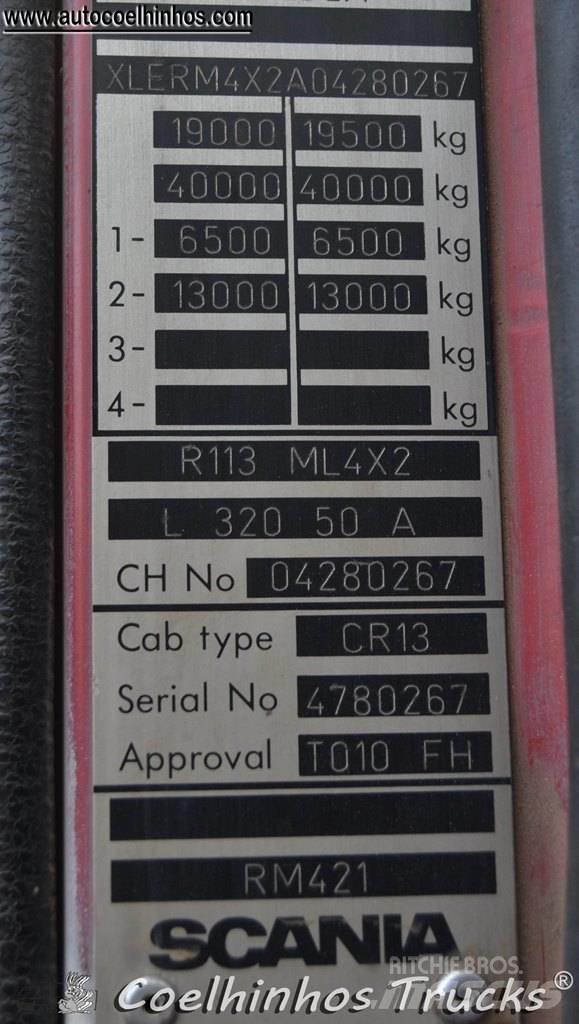 Scania 113H 320 Savivarčių priekabų vilkikai