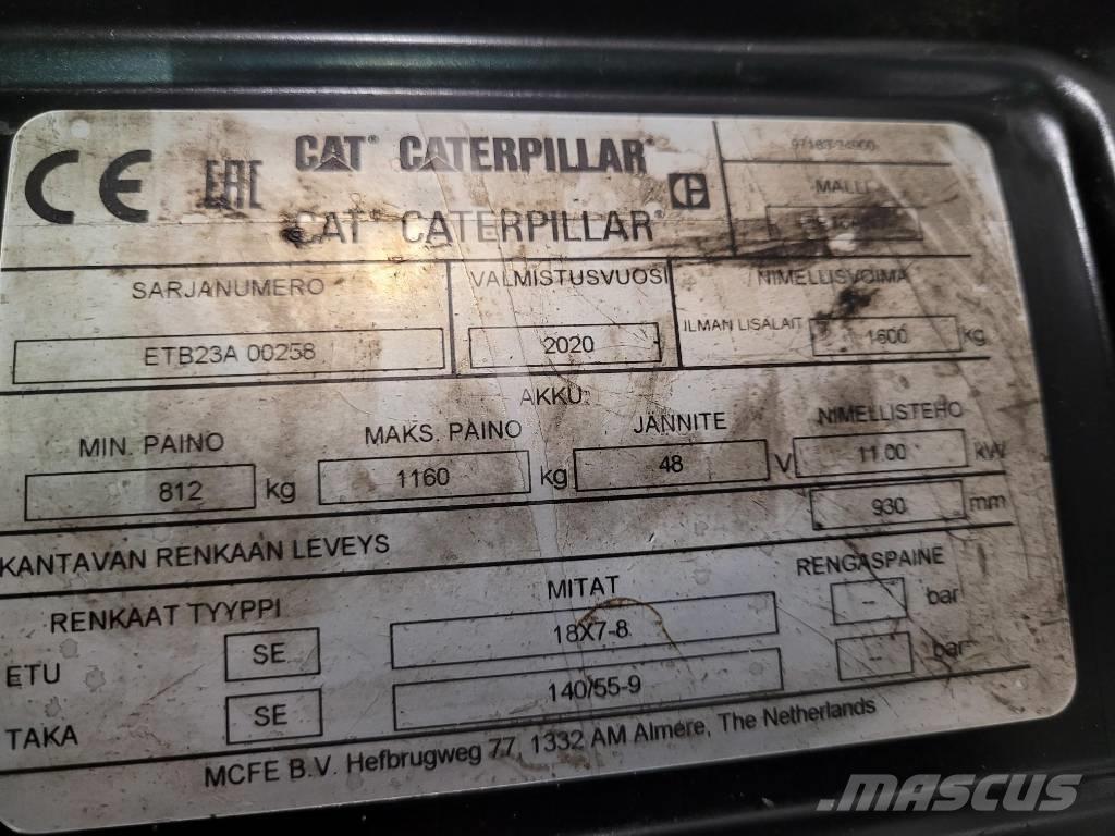 CAT EP16 ANT Elektriniai šakiniai krautuvai