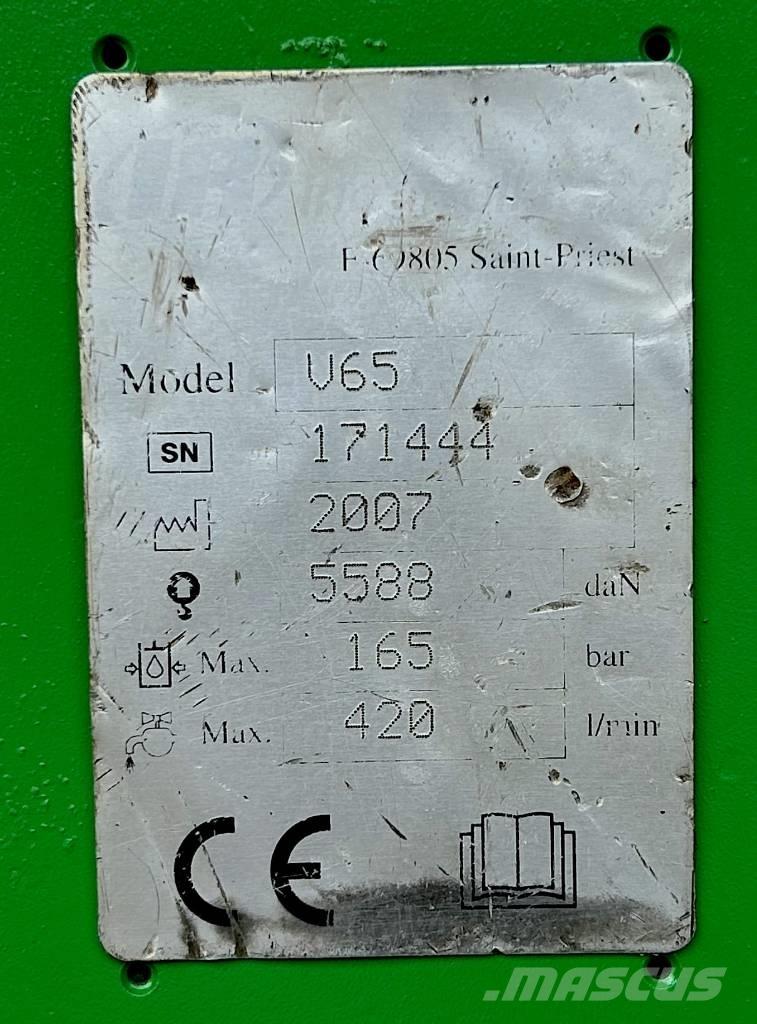 Montabert V 65 Hidrauliniai kūjai / Trupintuvai