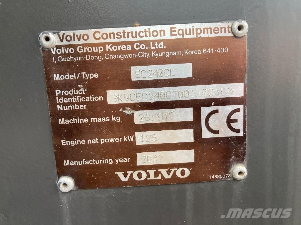 Volvo EC 240 C L Vikšriniai ekskavatoriai