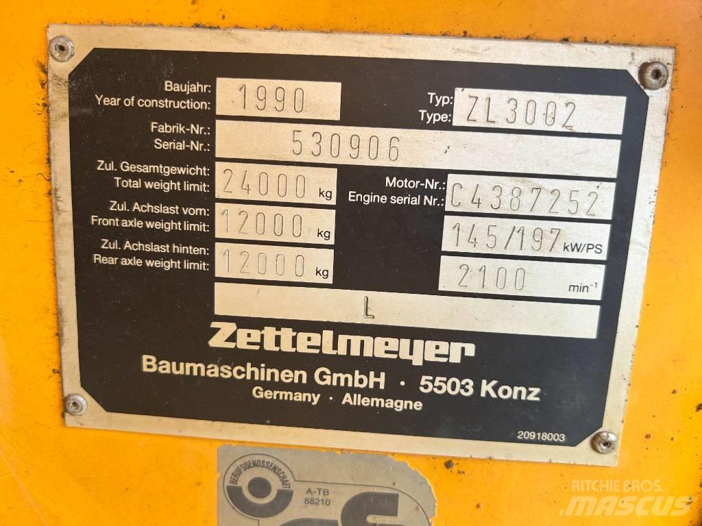 Zettelmeyer ZL 3002 Naudoti ratiniai krautuvai