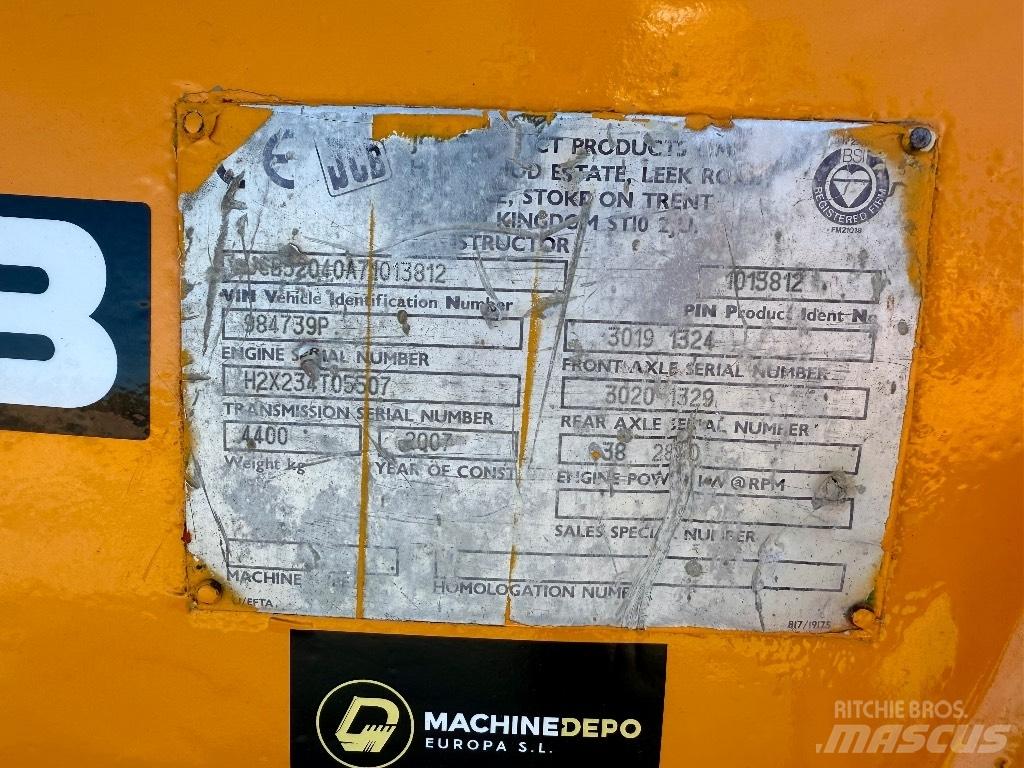 JCB 520-40 Teleskopiniai krautuvai žemės ūkiui