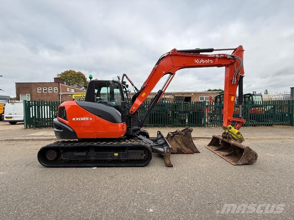 Kubota KX 085-5 Vidutinės galios ekskavatoriai 7-12 t