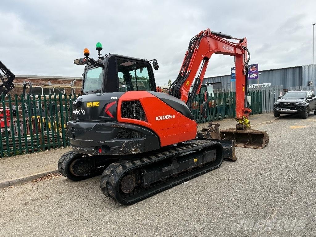 Kubota KX 085-5 Vidutinės galios ekskavatoriai 7-12 t