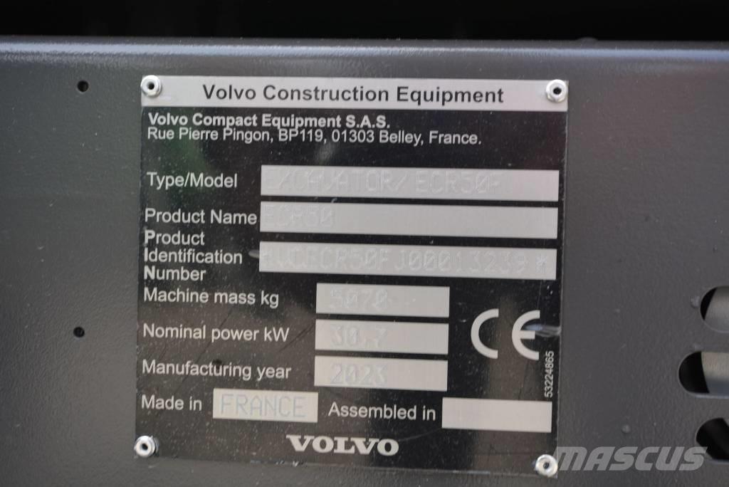 Volvo ECR 50 F Mini ekskavatoriai < 7 t