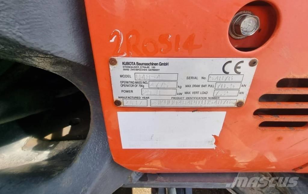 Kubota U 48-4 Mini ekskavatoriai < 7 t