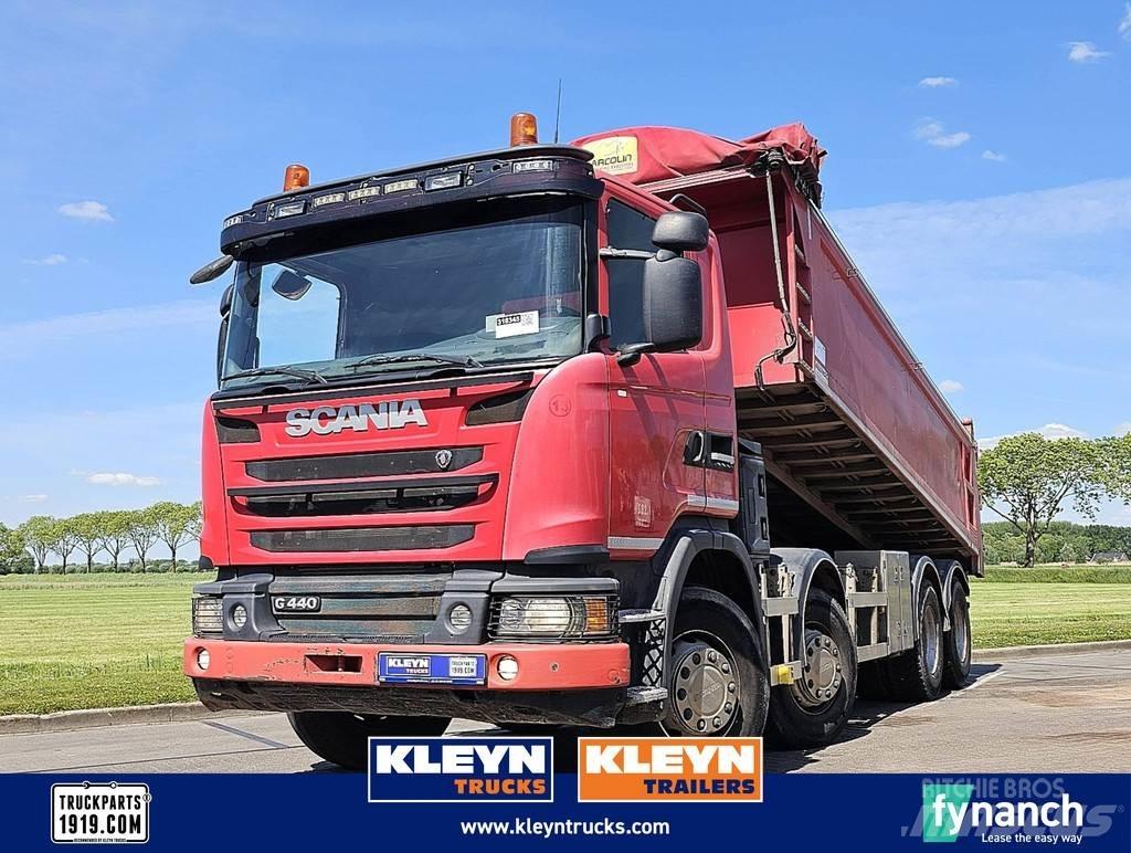 Scania G440 Savivarčių priekabų vilkikai
