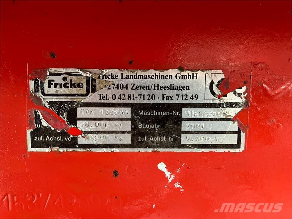 Fricke HDK 182/60 Kitos priekabos