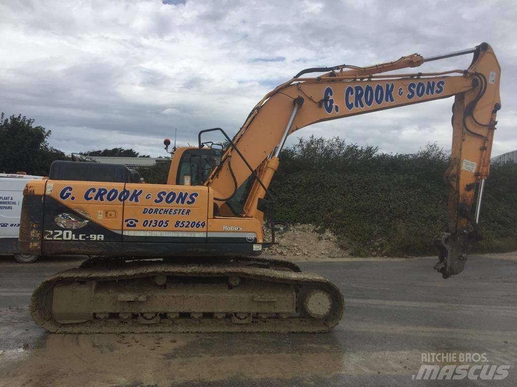Hyundai Robex 220 LC Vikšriniai ekskavatoriai