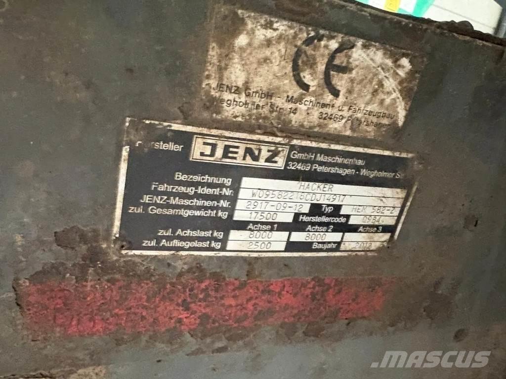 JENZ HEM 582Z Medienos smulkintuvai
