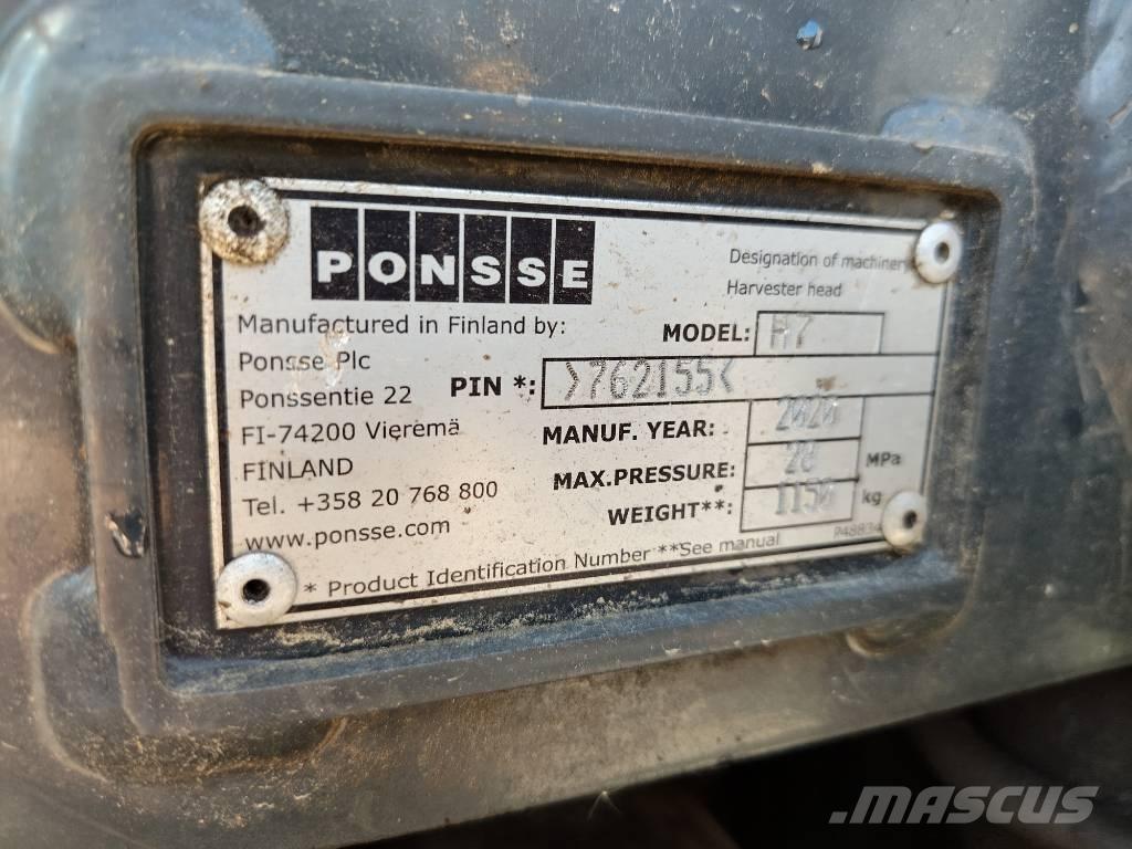 Ponsse Ergo AF H7 Miško technika (Harvesteriai)