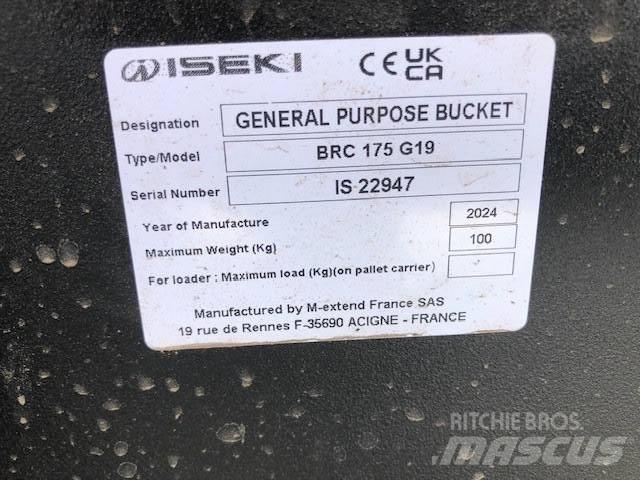 Iseki MX 1.75 BUCKET Aplinkos tvarkymas - Kita