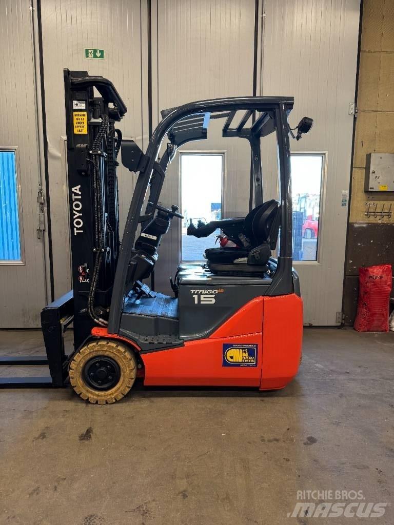 Toyota truck 8FBE15T Elektriniai šakiniai krautuvai