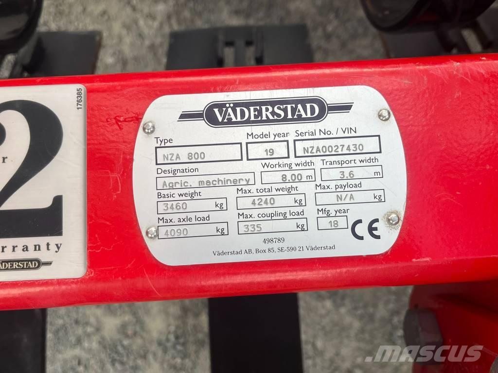 Väderstad NZA800 Akėčios