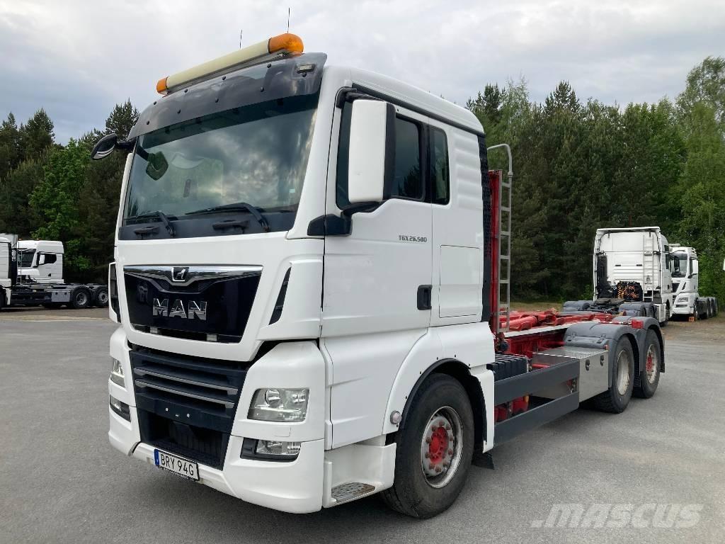 MAN TGX 26.500 6X2 Sunkvežimiai su keliamuoju kabliu