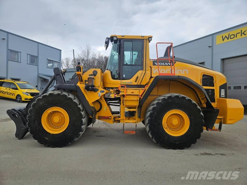 Volvo L 180 H Naudoti ratiniai krautuvai