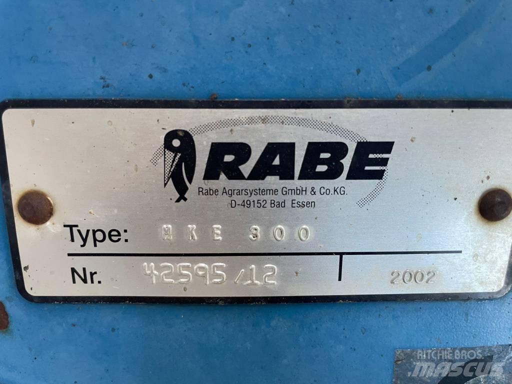 Rabe MKE 300 Varomosios akėčios ir žemės frezos