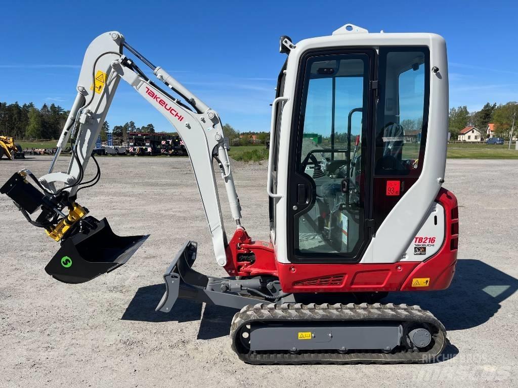Takeuchi TB 216 A Mini ekskavatoriai < 7 t