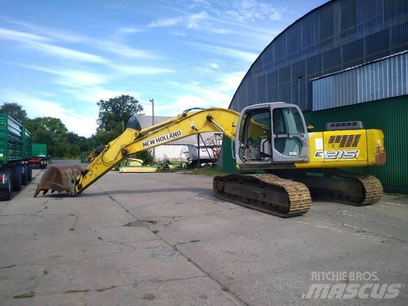 New Holland E 215 Vikšriniai ekskavatoriai