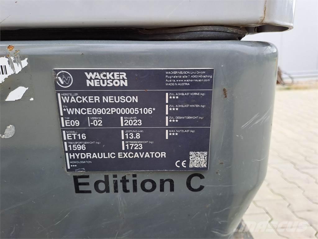 Wacker Neuson ET16 Vikšriniai ekskavatoriai
