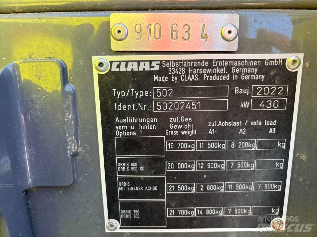 CLAAS Jaguar 950 4WD Pašarų ruošimo technika