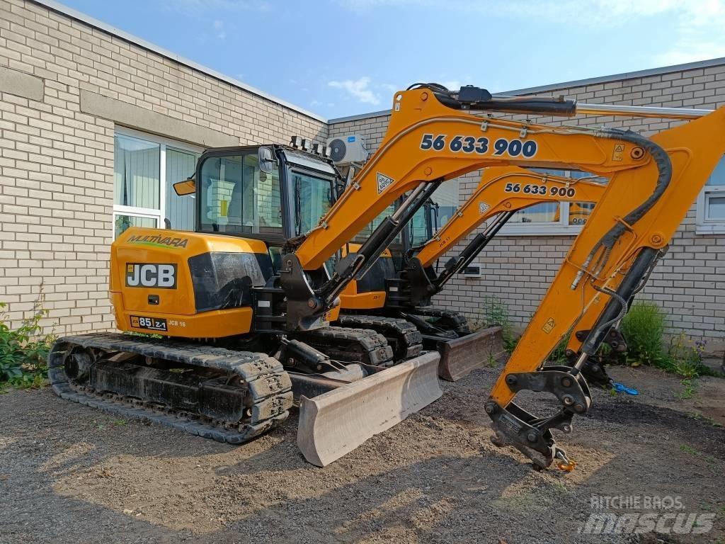 JCB 85Z-1 ECO Vidutinės galios ekskavatoriai 7-12 t