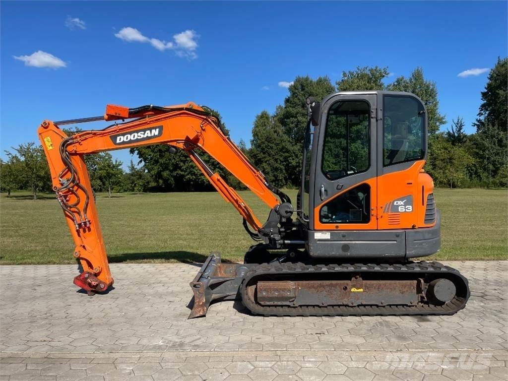 Doosan DX63-3 Mini ekskavatoriai < 7 t