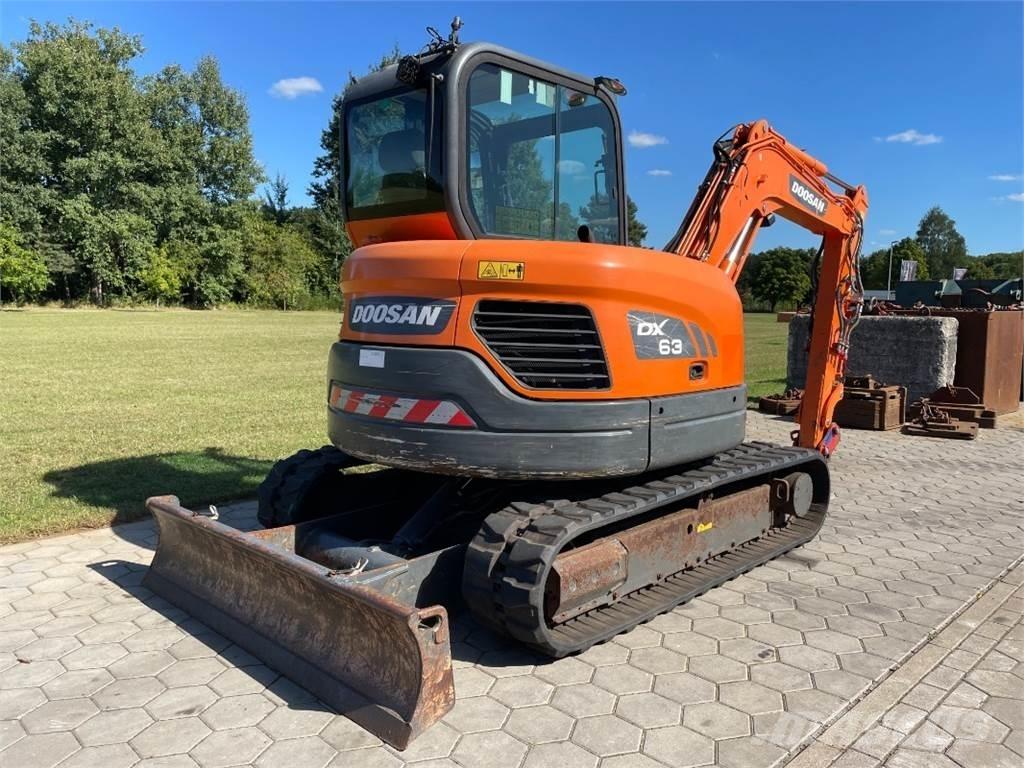 Doosan DX63-3 Mini ekskavatoriai < 7 t