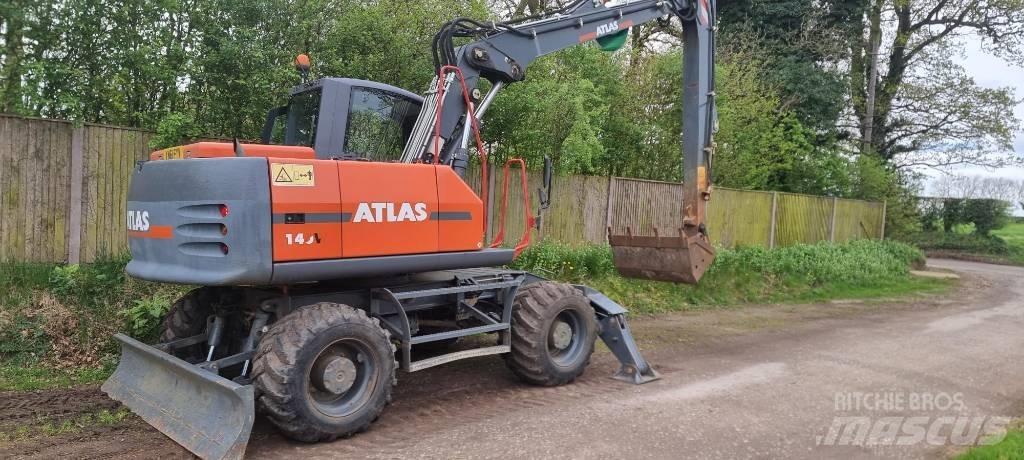 Atlas 140 W Ratiniai ekskavatoriai