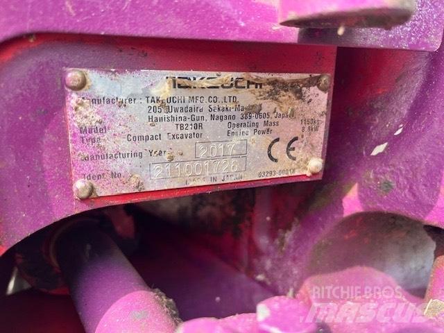 Takeuchi TB 210 Mini ekskavatoriai < 7 t
