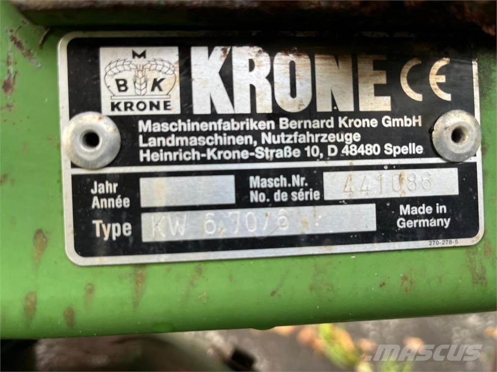 Krone KW 6.70/6 Šieno grėbliai ir vartytuvai