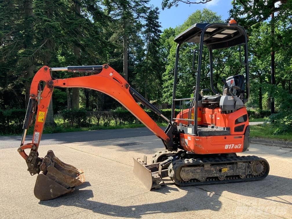 Kubota U 17-3 Mini ekskavatoriai < 7 t