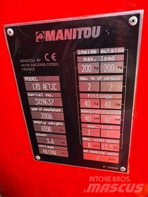 Manitou 120 AET JC Alkūniniai keltuvai