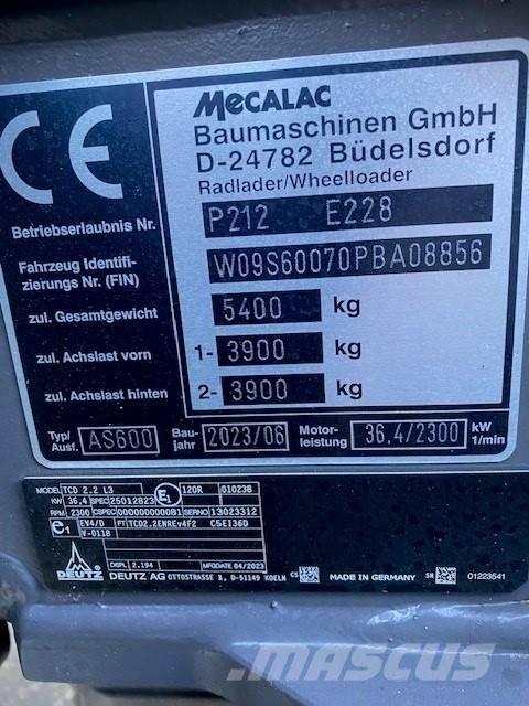 Mecalac AS600 Žemės ūkis - Kita