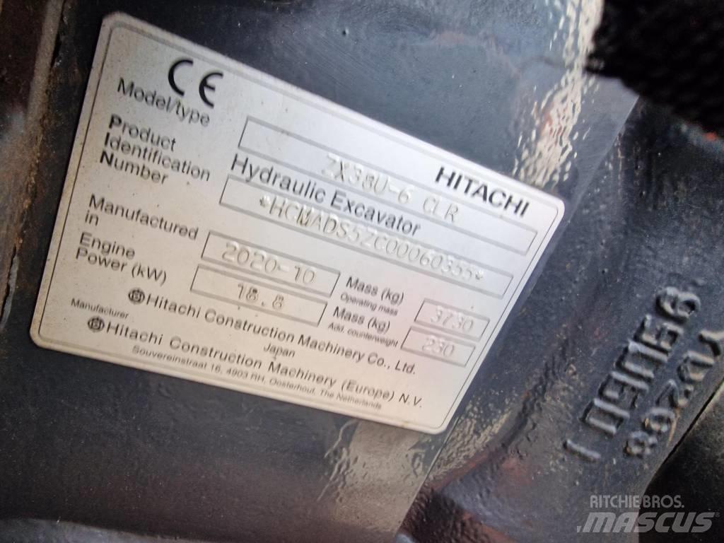 Hitachi ZX38U-6 Mini ekskavatoriai < 7 t