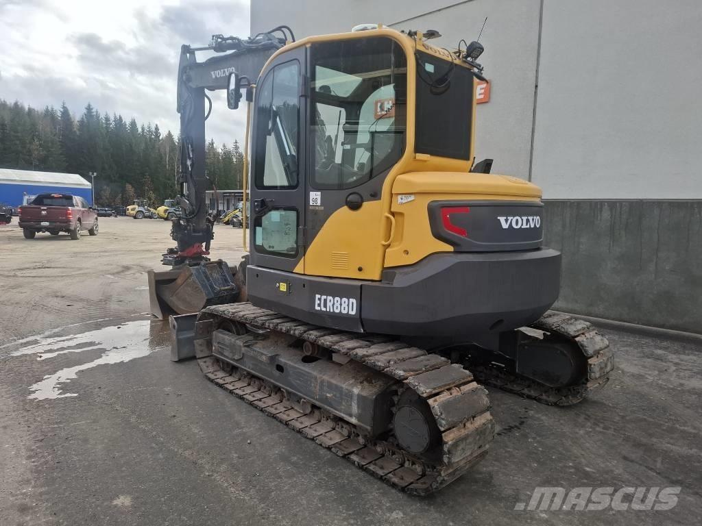 Volvo ECR 88 D Vidutinės galios ekskavatoriai 7-12 t