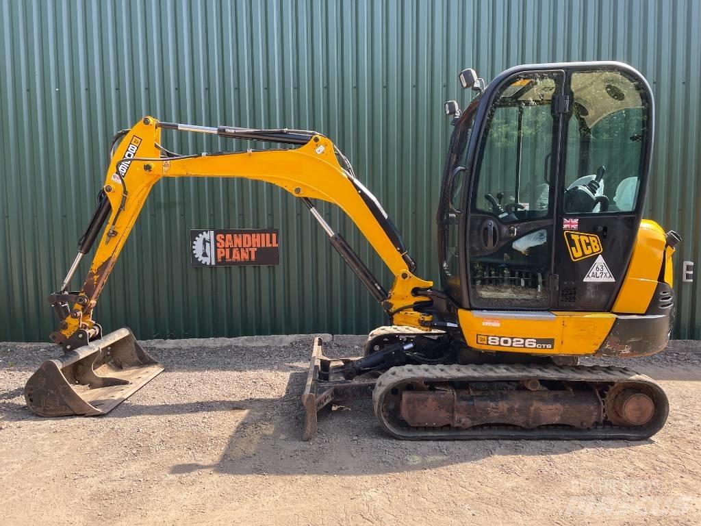 JCB 8026 CTS Mini ekskavatoriai < 7 t