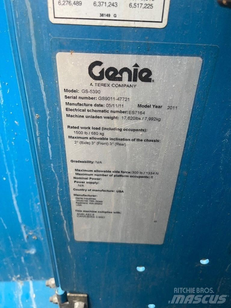 Genie GS 5390 Žirkliniai keltuvai