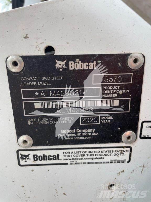 Bobcat S570 Krautuvai su šoniniu pasukimu