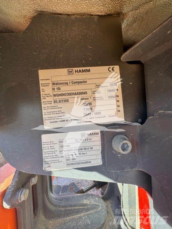 Hamm H10i Vieno būgno volai