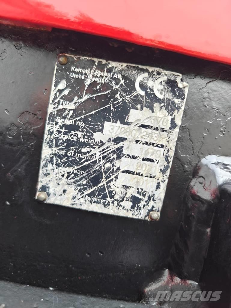 Komatsu 370.2 Medžių kirtimo mašinų darbinės galvos