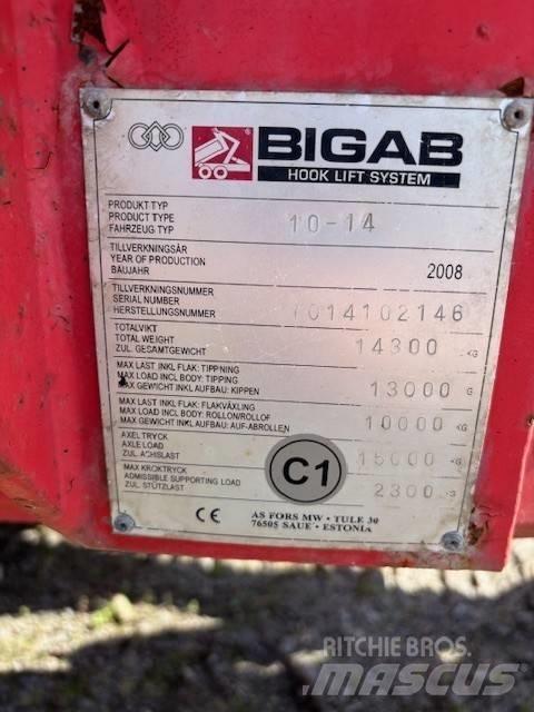 Bigab 10-14 Išmontuojamos priekabos