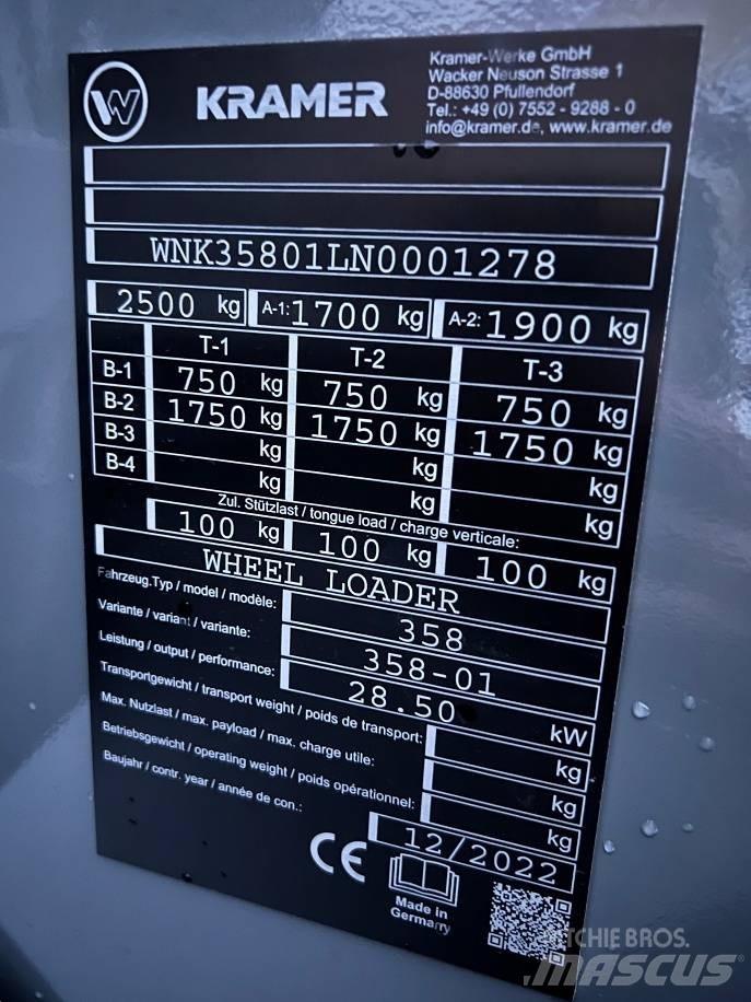 Kramer 5040 Naudoti ratiniai krautuvai