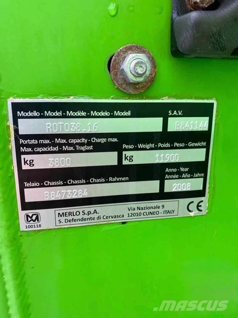 Merlo Roto 38.16 Teleskopiniai krautuvai