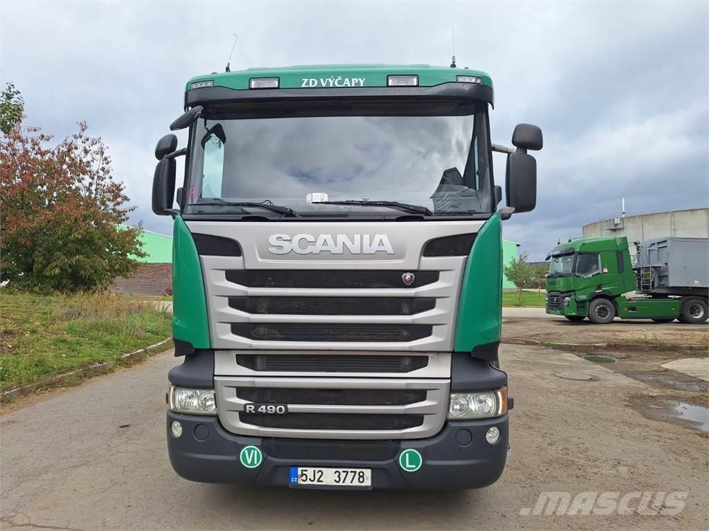 Scania R 490 6X2 Savivarčių priekabų vilkikai