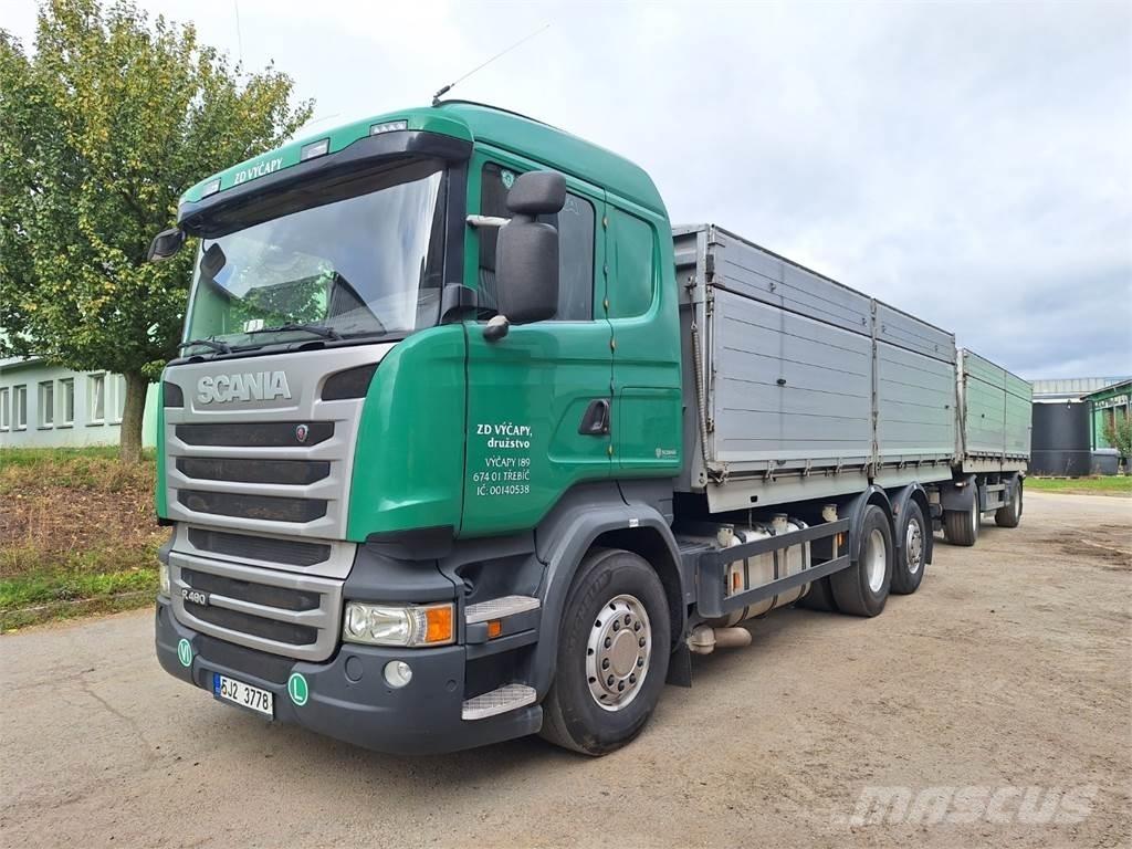 Scania R 490 6X2 Savivarčių priekabų vilkikai